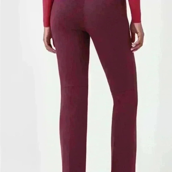 NWOT SPANXsmooth™ Ponte Kick Flare Pant 1X Petite - Chianti, Core Shaping - Picture 6 of 6